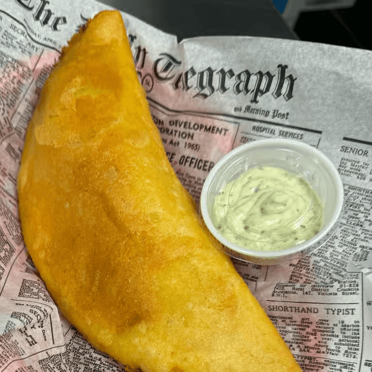 Shredded Beef Empanada.