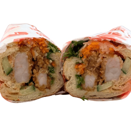 Shrimp Po' Boy Banh Mi.