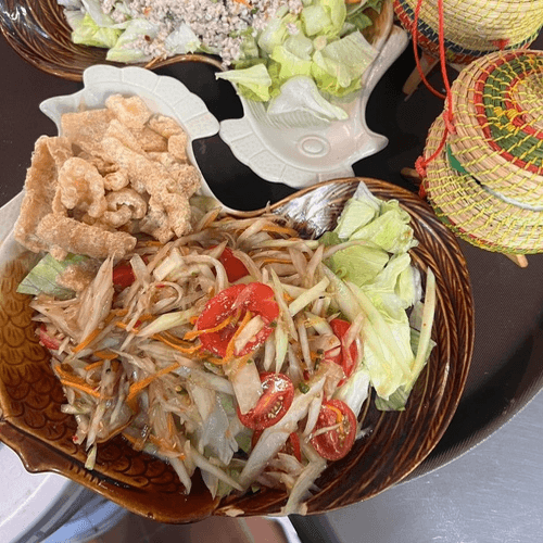 Papaya Salad Isann Style.