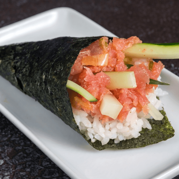 Spicy Tuna Handroll.