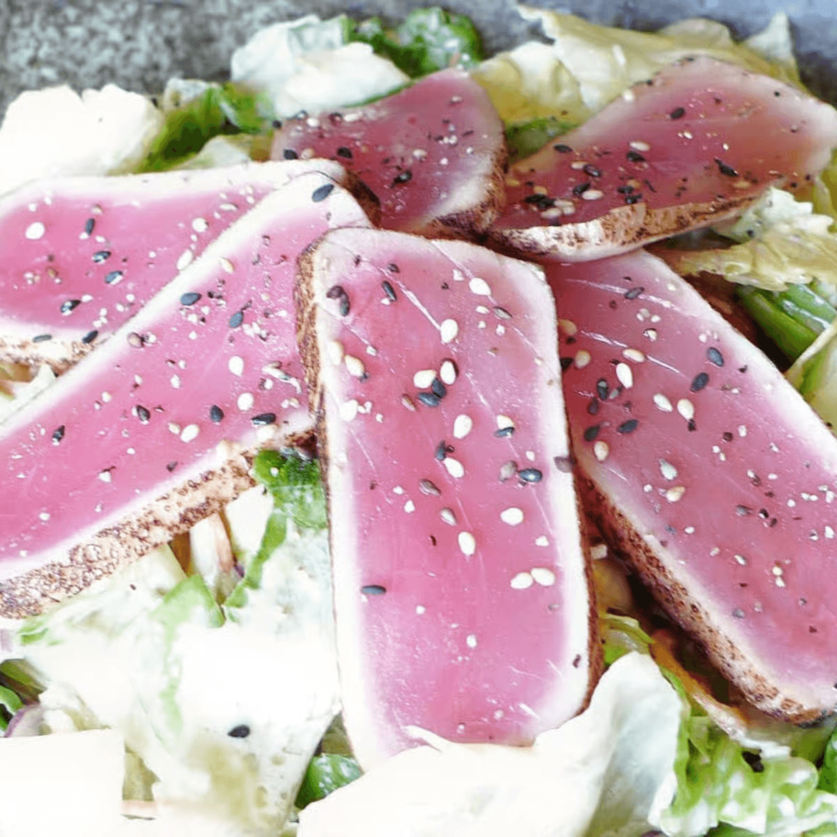 Seared Ahi Tuna Salad.