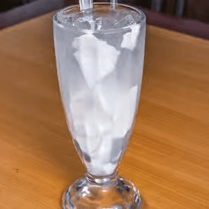 Young coconut juice.