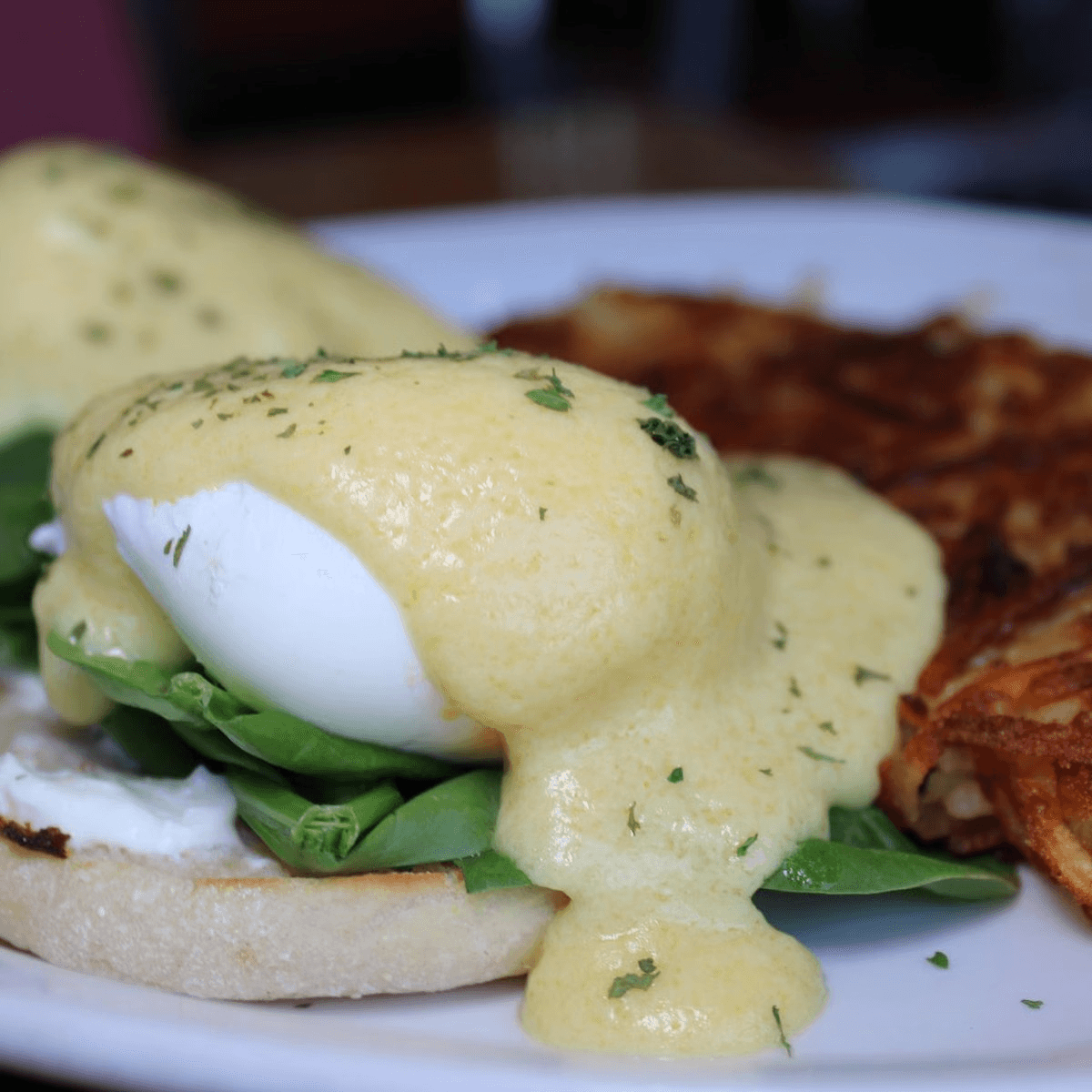 Florentine Eggs Benedict.