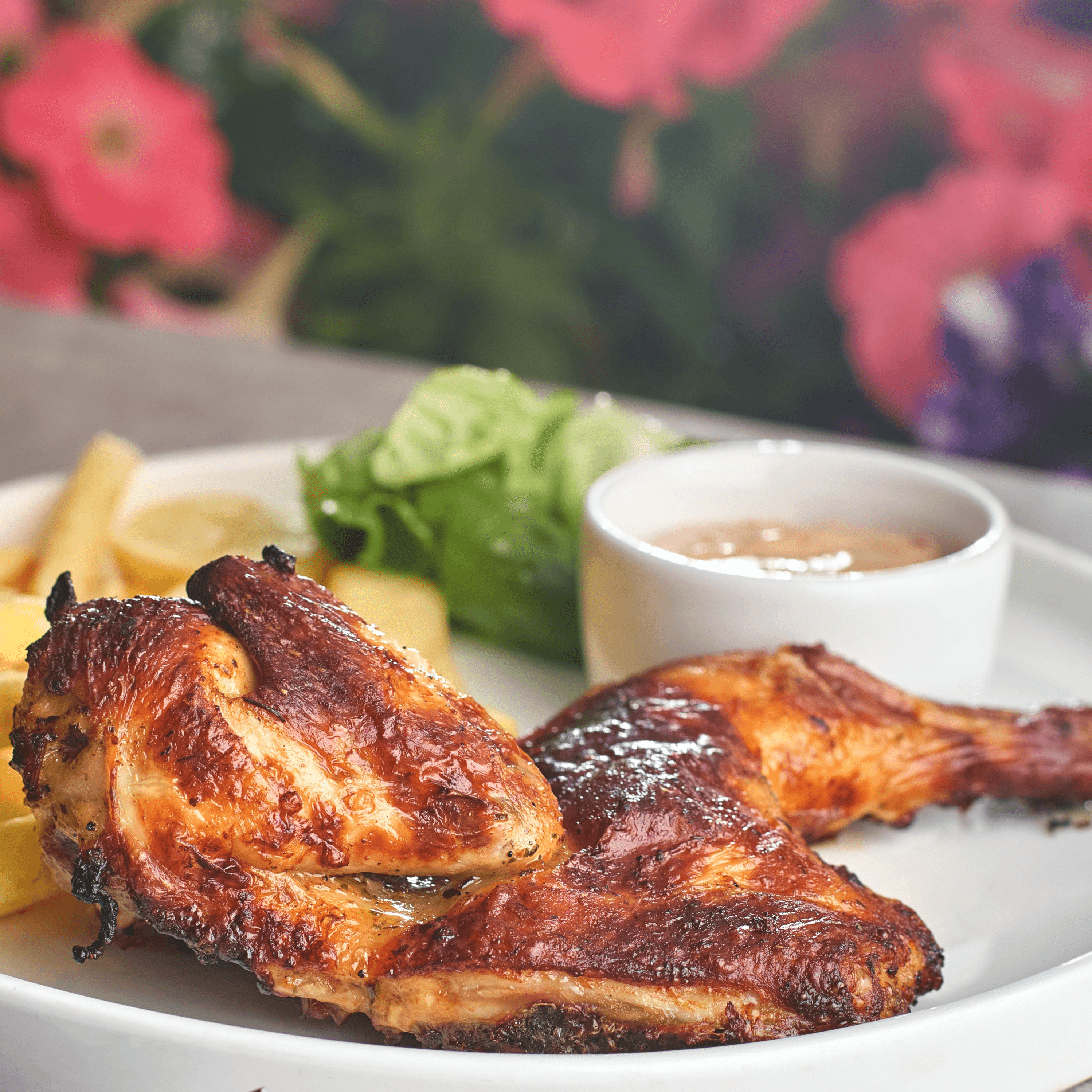 1/4 Roasted chicken.