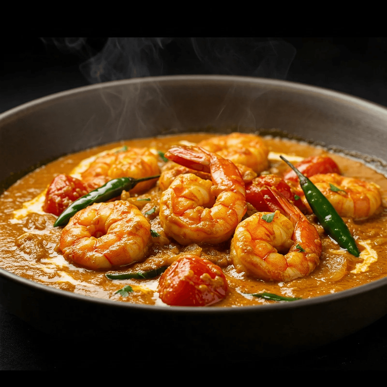 Mughlai Shrimp Curry.