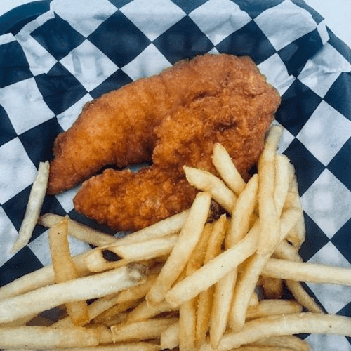 Kids Chicken Strip Meal (2 Pieces).