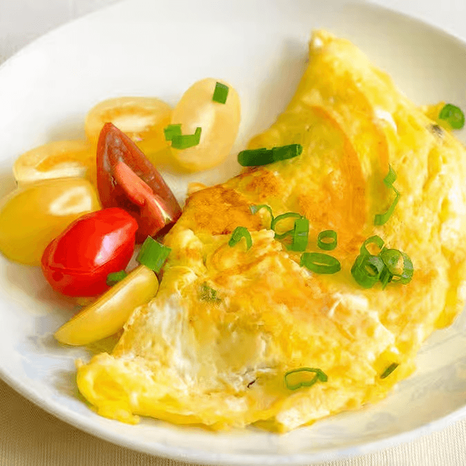Cheese omelet.