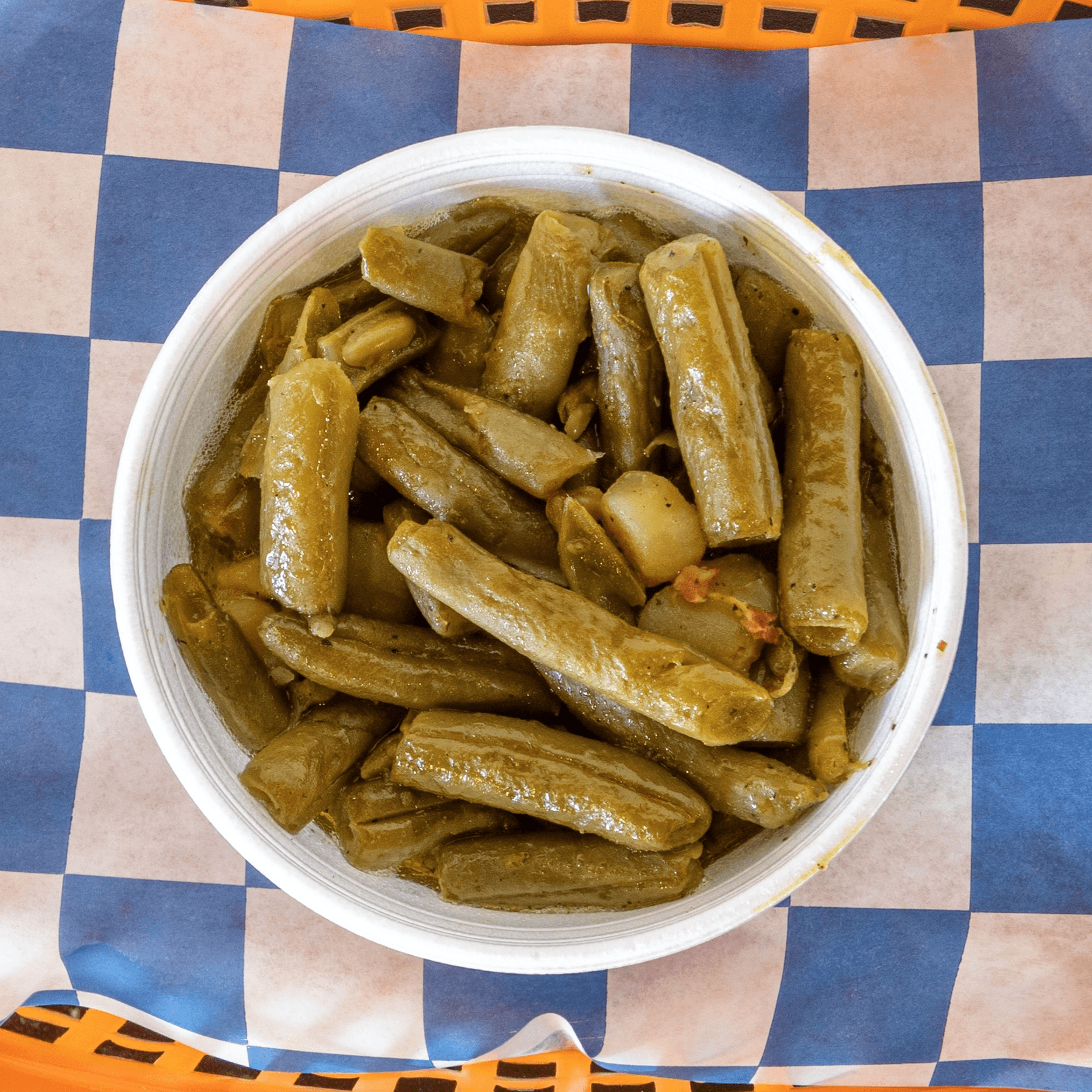 Green Beans with Potatoes.