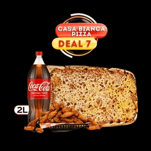 Party Size Cheese Pizza, 20 Wings & 2 Ltr Soda.