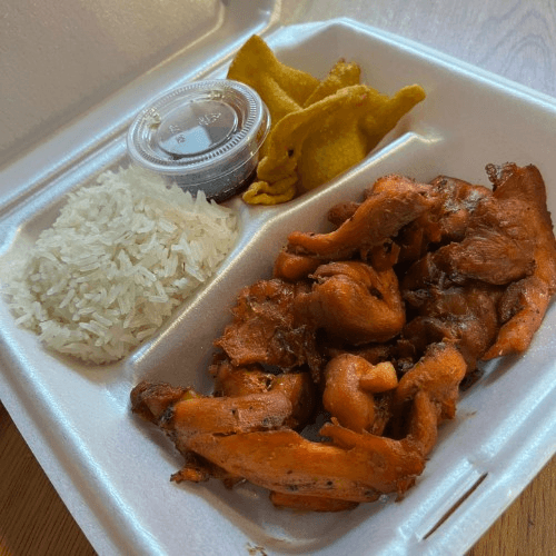 Grilled Chicken Rice Platter Combo.