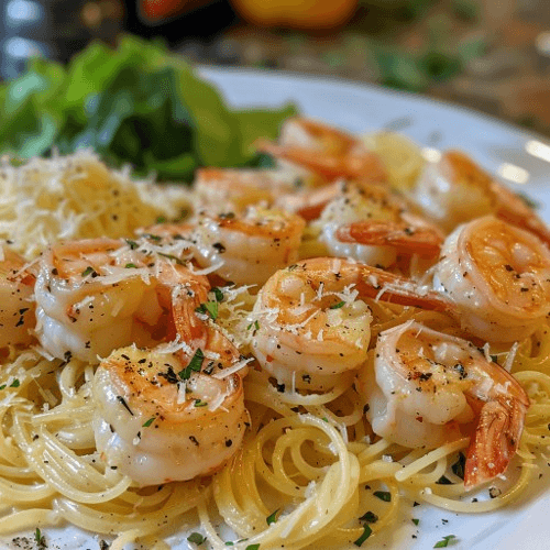 Angel Hair Pasta with Shrimp