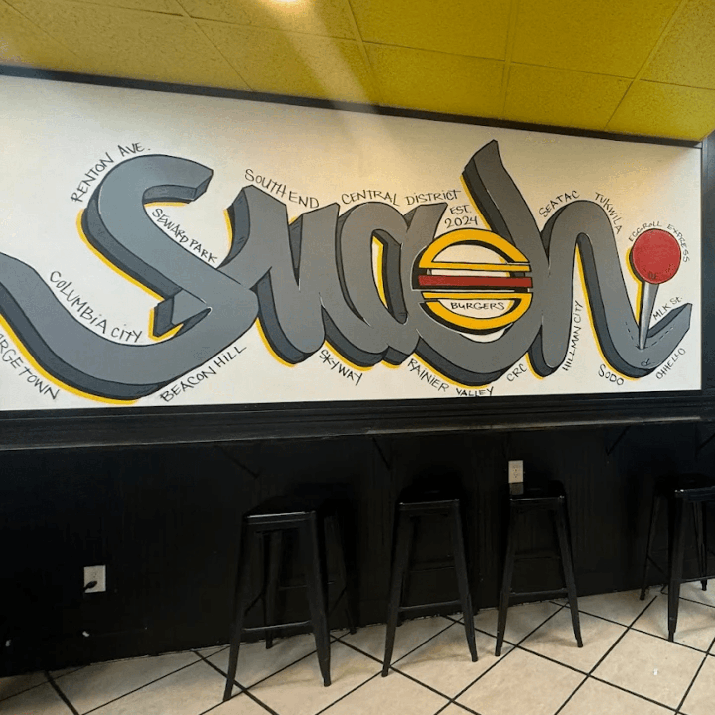 SMA5H Seattle: Your Burger Haven in King Plaza