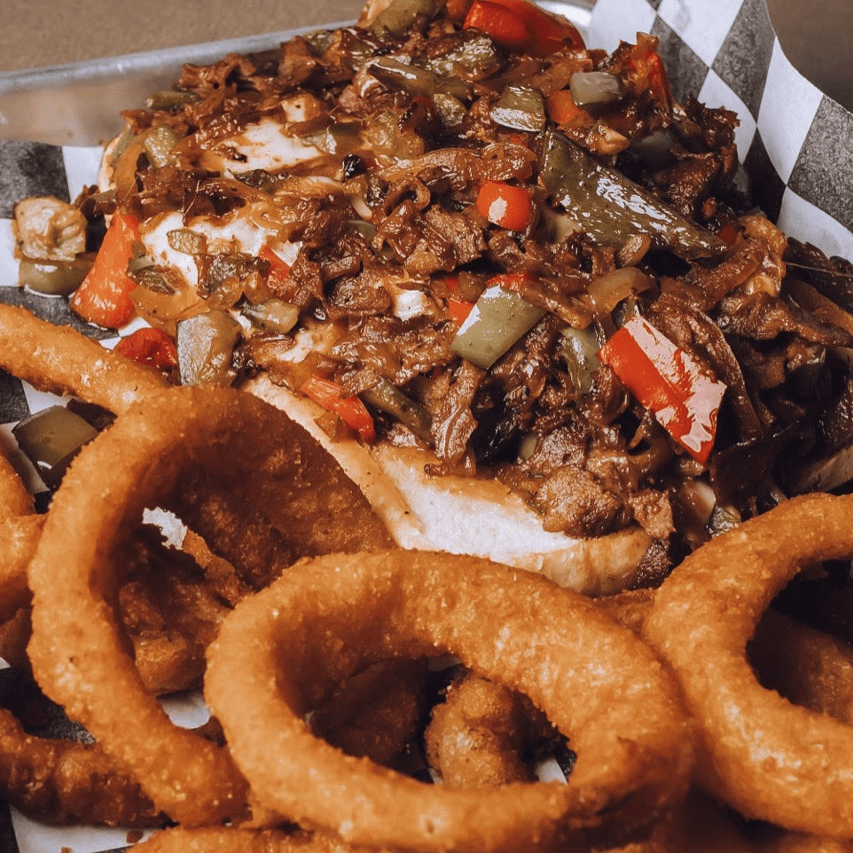 Philly Cheesesteak Sandwich.