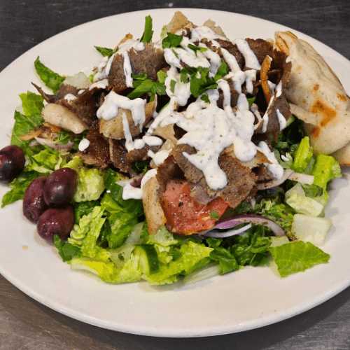 Mix Gyro Salad.