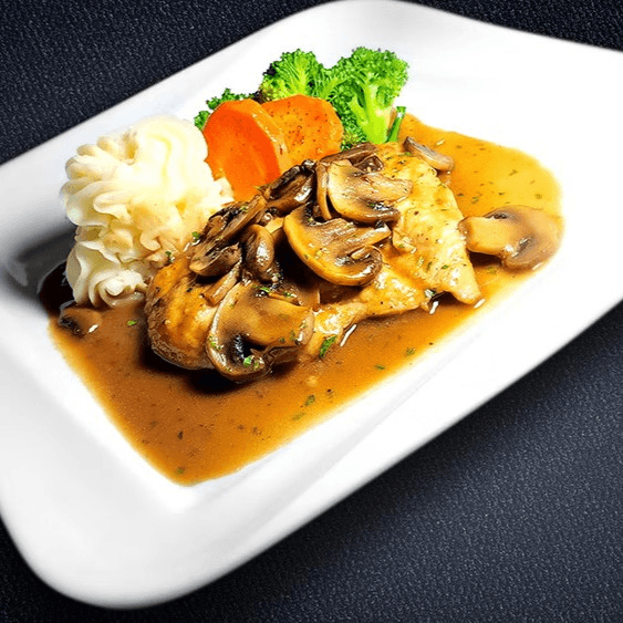 Pollo or Vitello Marsala.