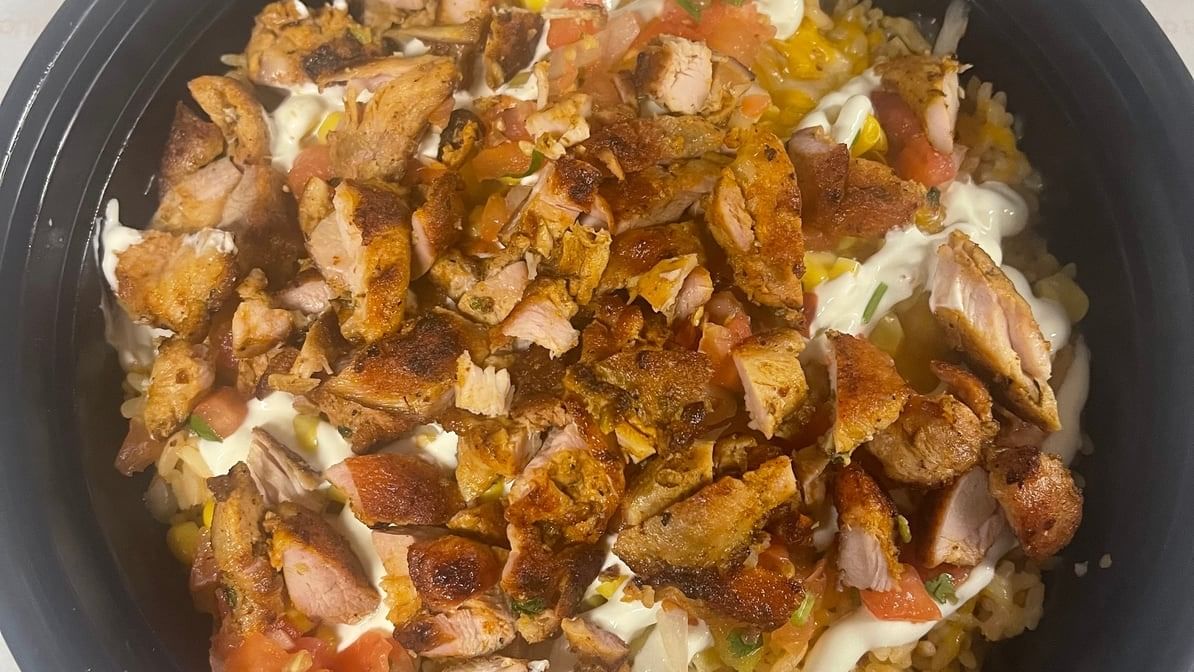 BUY ONE GET ONE Santa Fe Style Rice and Beans with Grilled Chicken.