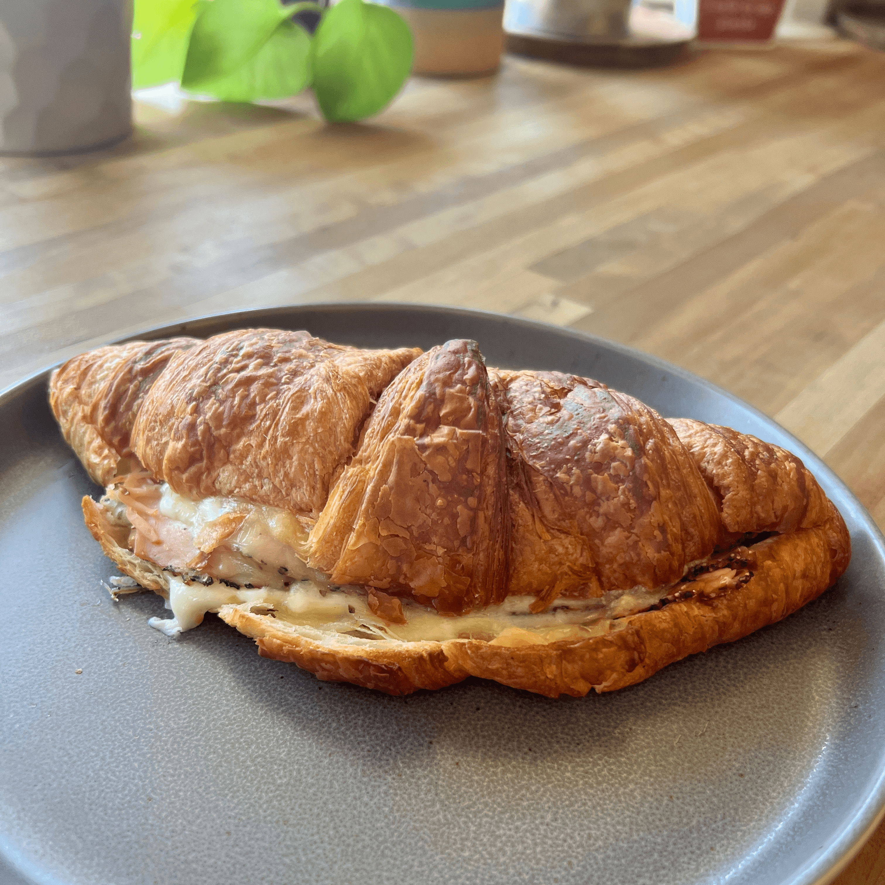 Ham& Cheese Croissant.