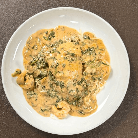 Stuffed Orange Roughy.