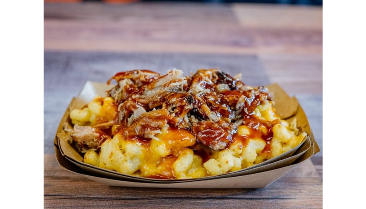 Pork Loaded Mac.