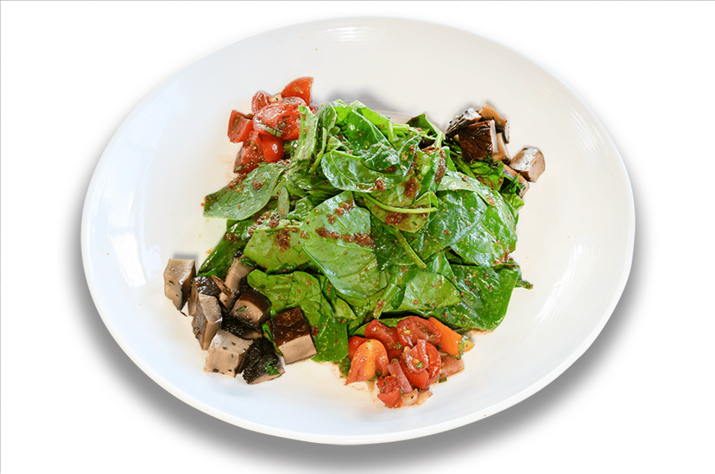 Spinach & Portobello Salad.