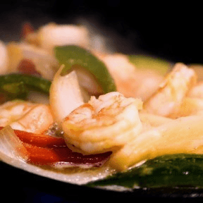 Fajitas de Camaron (Shrimp).