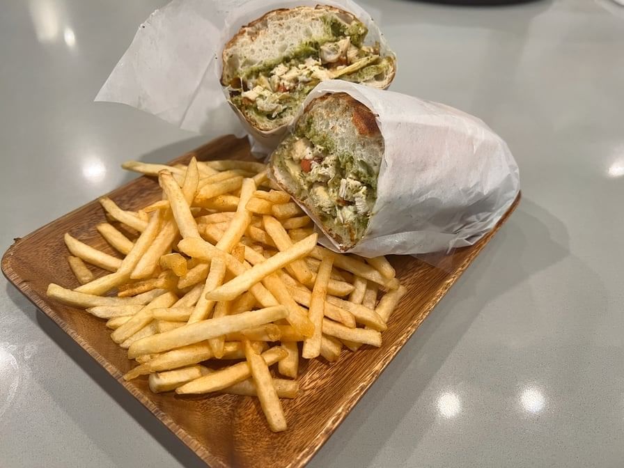 Chicken Pesto Sandwich.