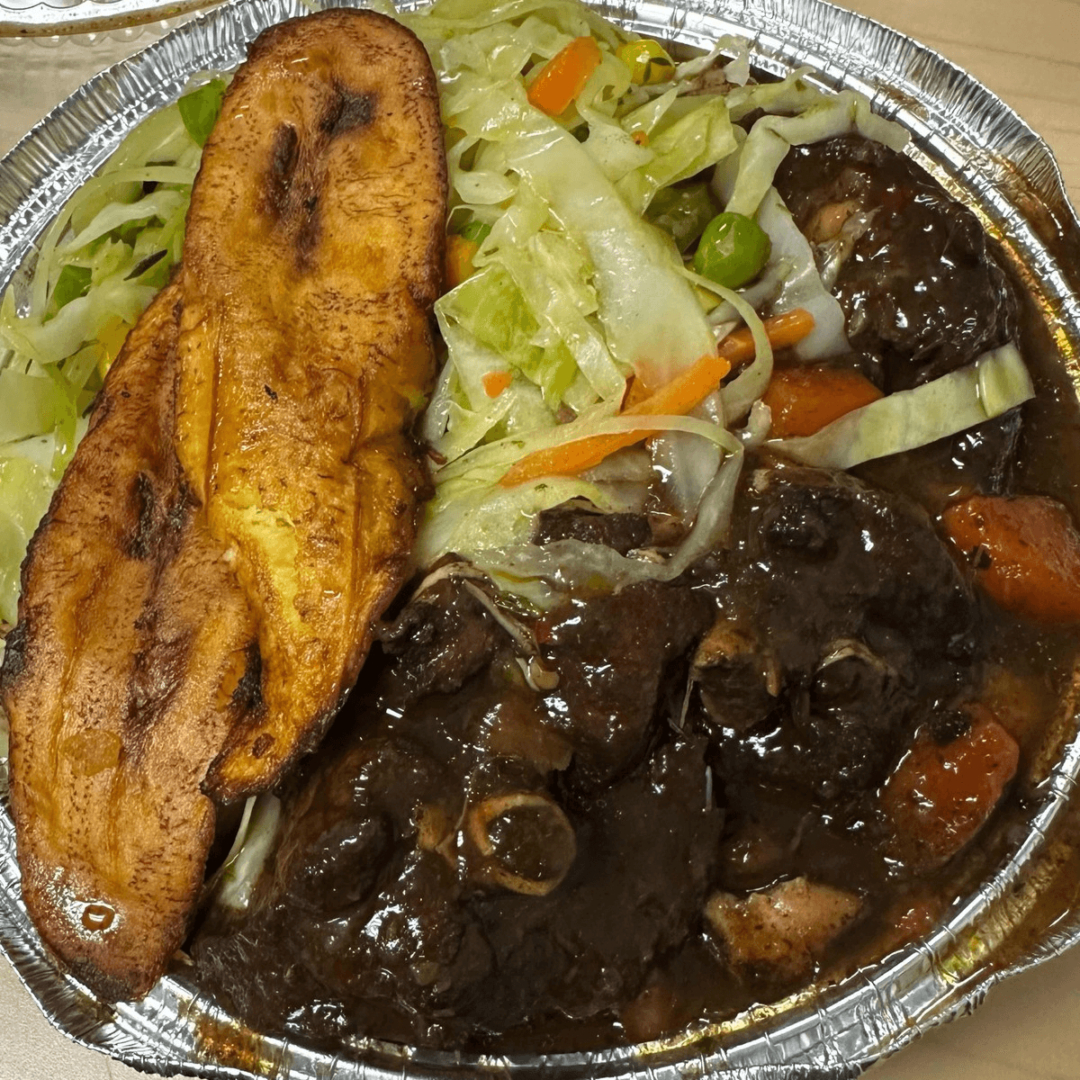 Stew Chicken.