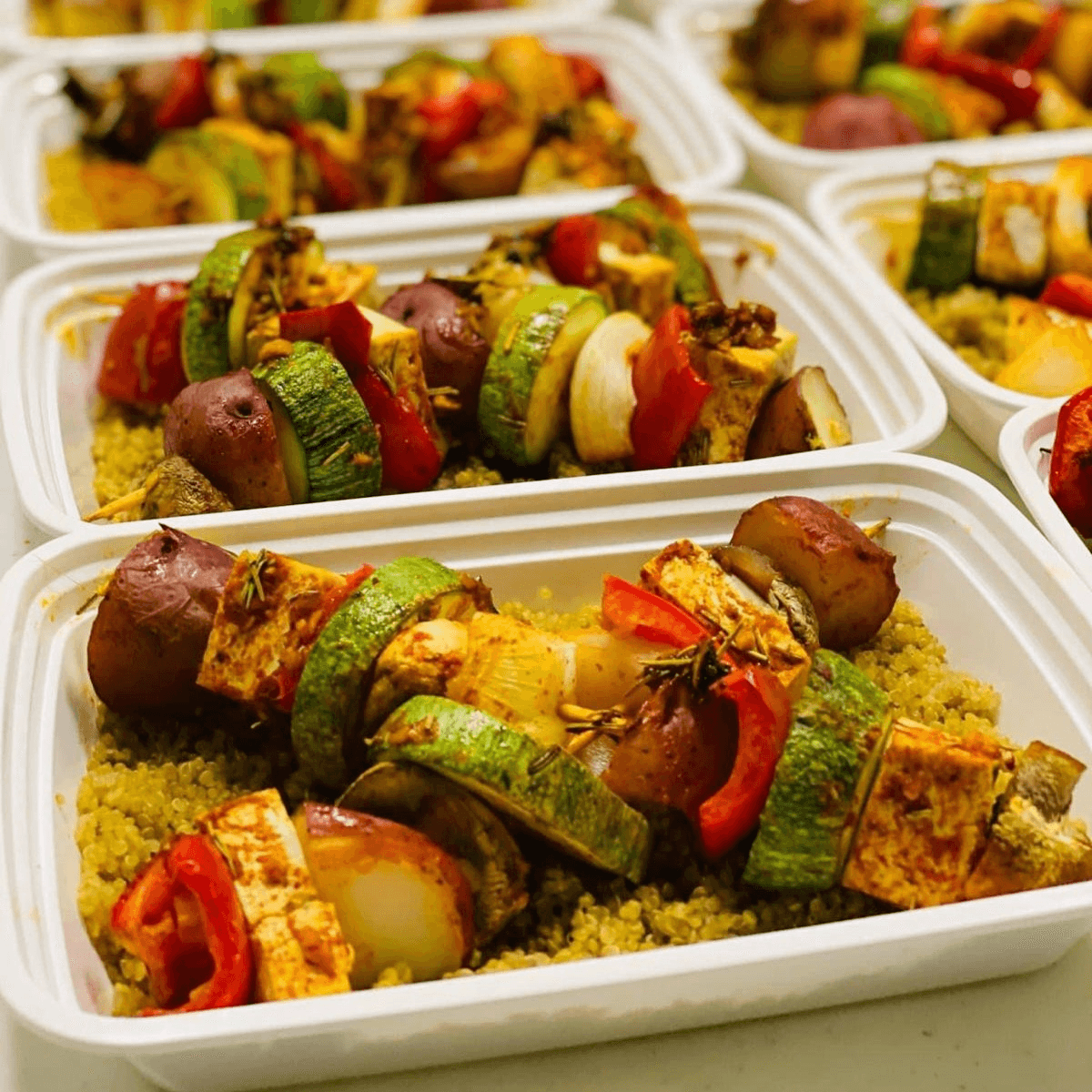 Rosemary Kabob, Quinoa.