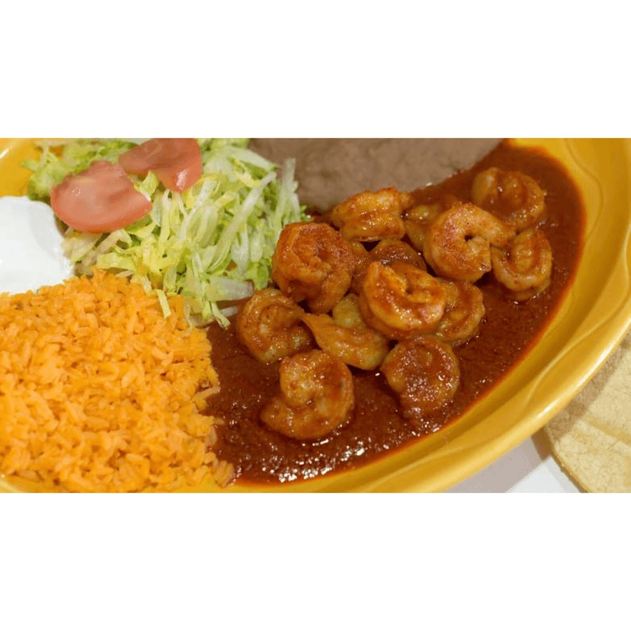Shrimp taco dinner.