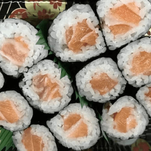 Salmon Sushi Roll.