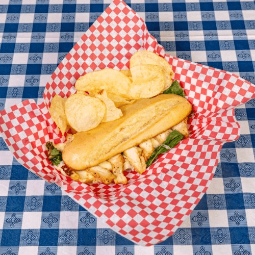 Spinach Chicken Sub.