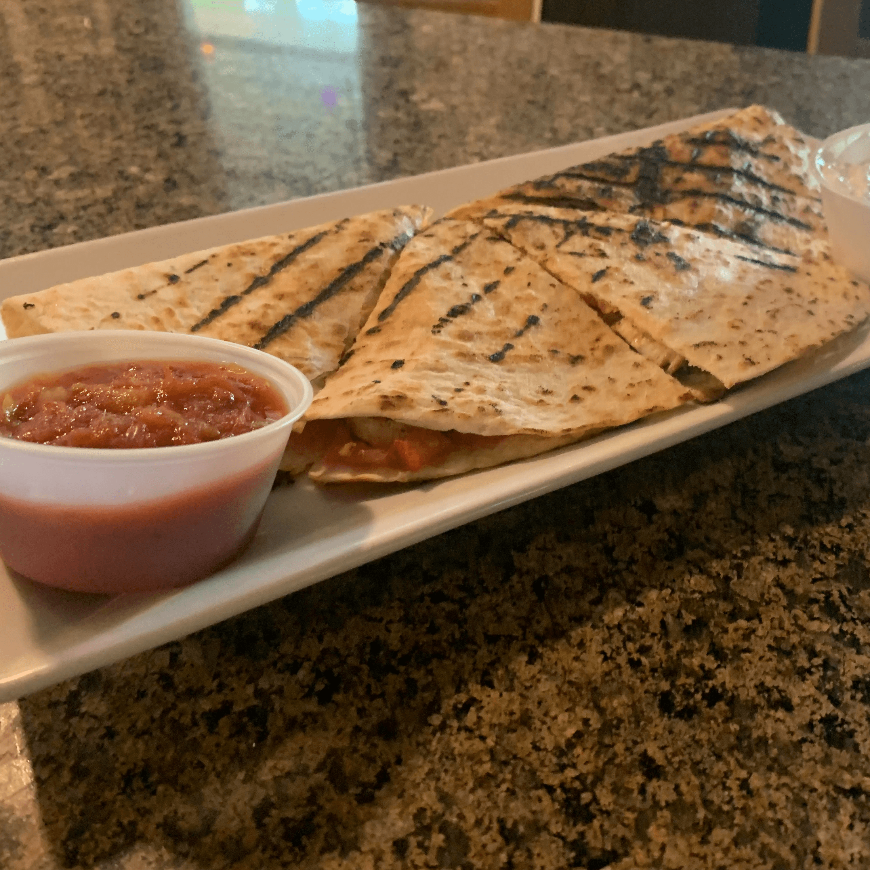 Chicken Quesadilla.