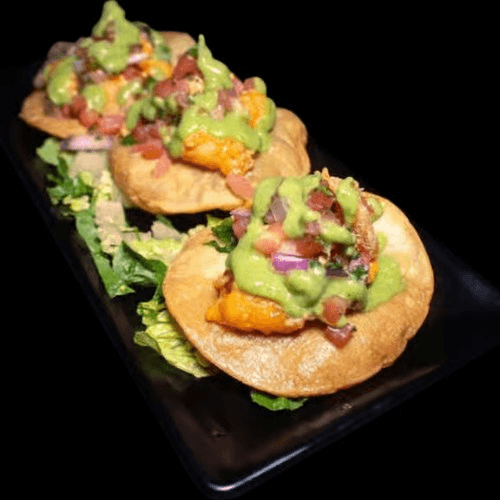Shrimp Tostadas.