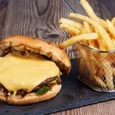 Kefta Burger W/ Fries.