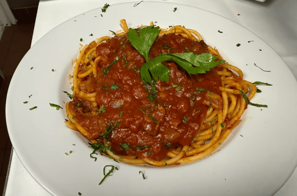 Bucatini All'amatriciana.