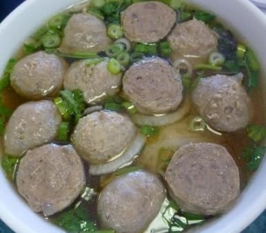 Pho Beef Ball Soup.