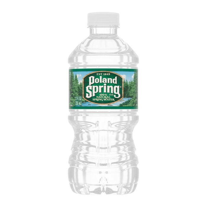 Poland Spring Water.