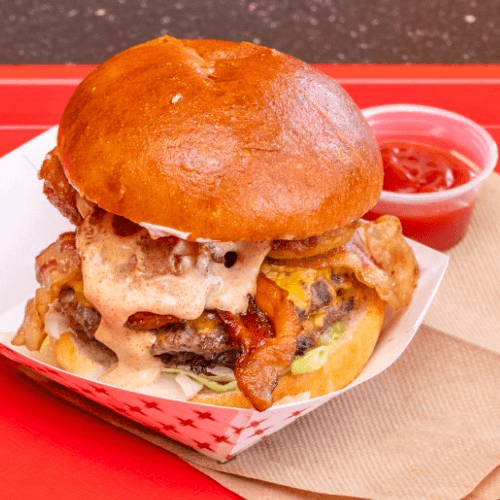 Fried Pickle Burger.