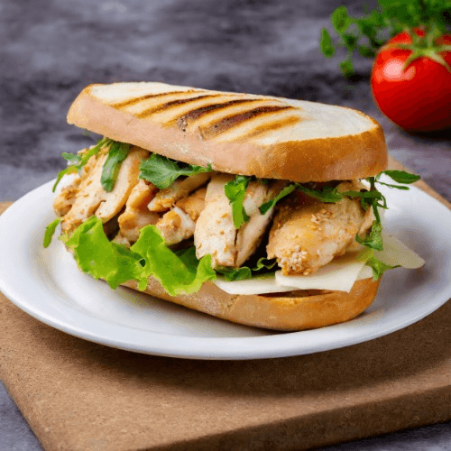 Plain Chicken Salad Grinder.