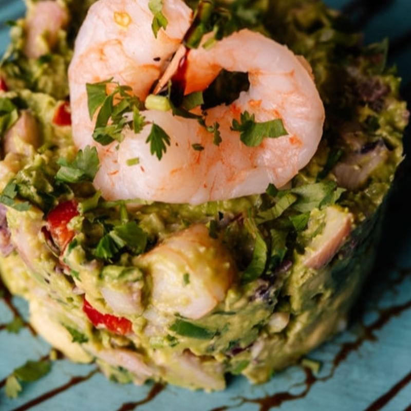 Octopus Avocado Ceviche.