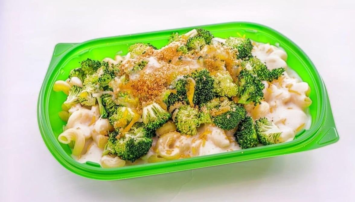 Broccoli Cheddar Mac.