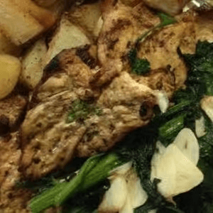 Grilled Chicken & Broccoli Rabe.