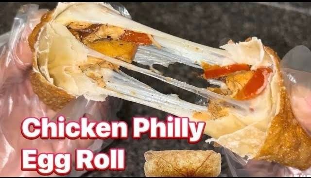 (3) Philly Chicken π Egg Roll Combo.