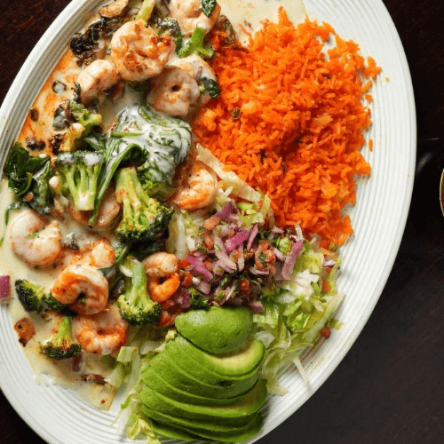 Camarones El Mezcal.