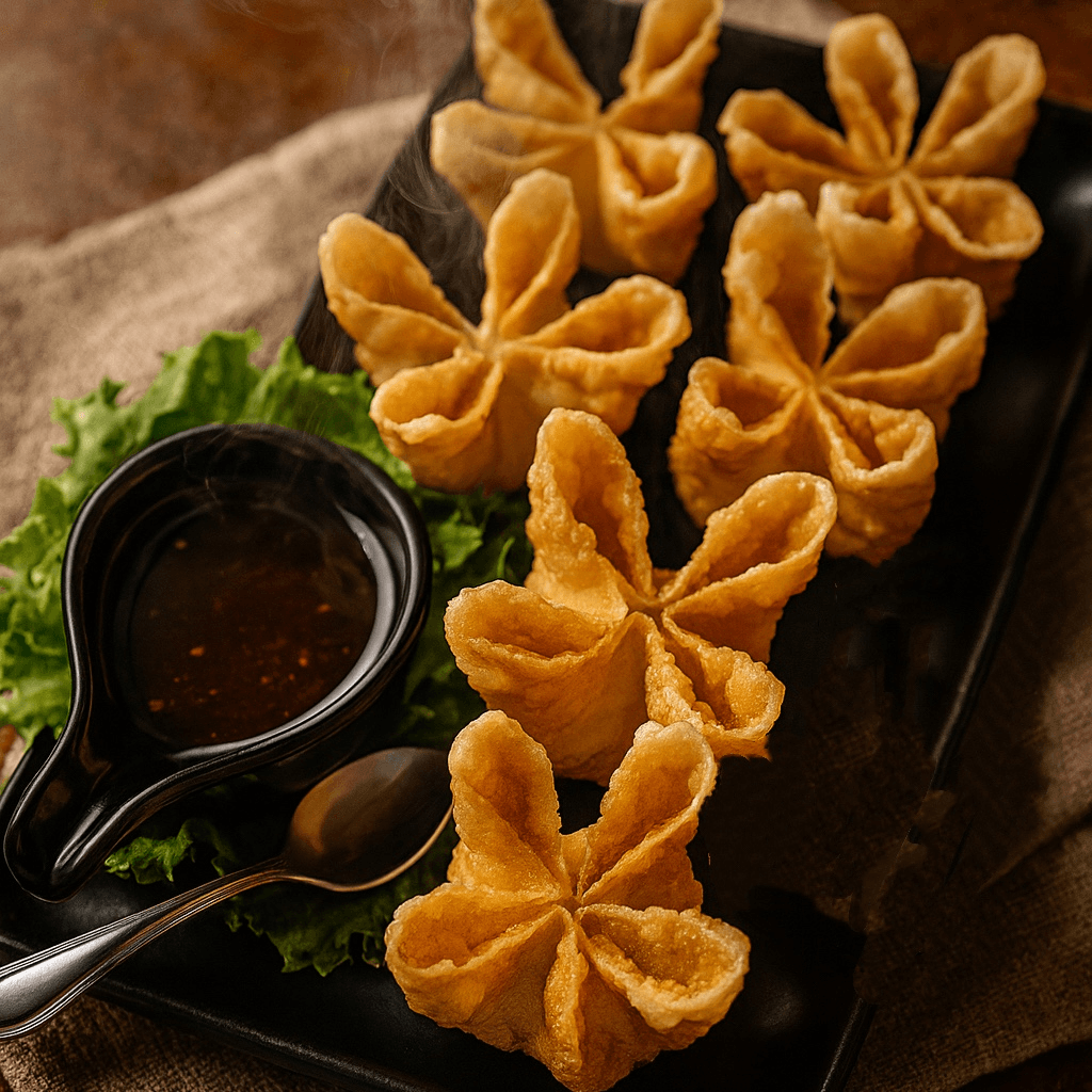 Crab rangoon (6 pieces).