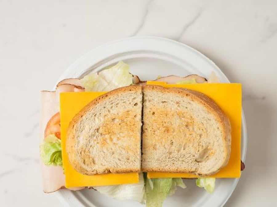 Grilled Ham & Cheese Sandwich.