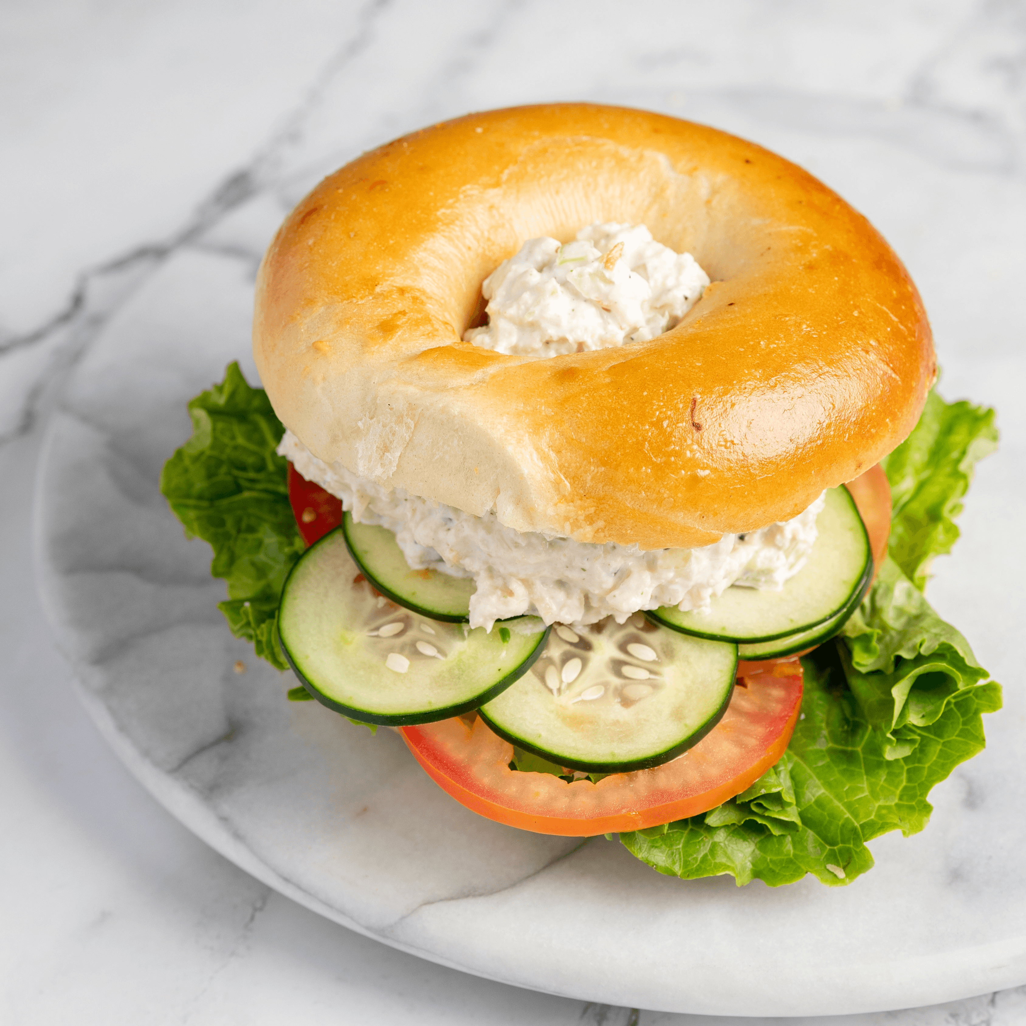 CHICKEN SALAD SANDWICH.
