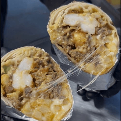 Surf and Turf Burrito.