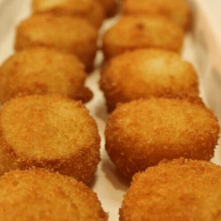 Fried scallops (10).