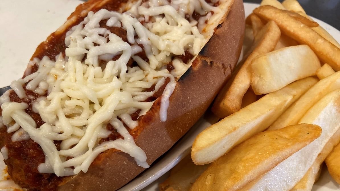 Meatball Marinara Sub.